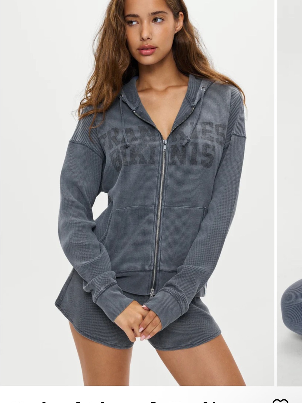 NWT Frankie’s Bikinis Zip Up
